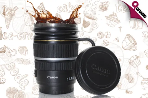 From QR29, Enjoy Your Drinks in a Unique Camera Lens Mug! (Up to QR138 Value)